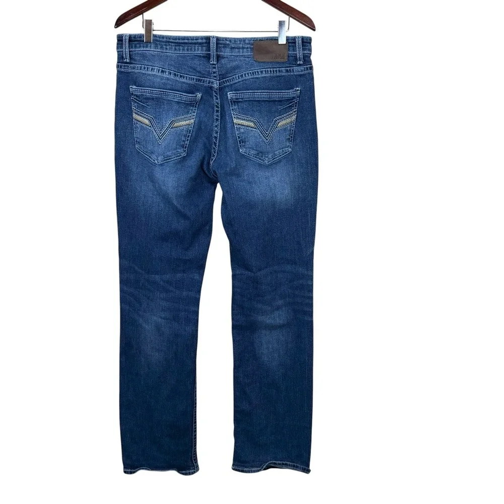 BKE Tyler Jeans Mens 34x34 (35x33 measured)Blue Straight Leg Medium Wash Stretch